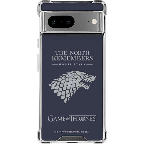 Game of Thrones: House Stark The North Remembers Google Pixel 8 Clear Case